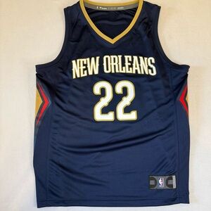Derik Queen New Orleans Pelicans Fanatics Fast Break Jersey Navy Icon Edition L